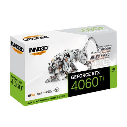 Inno3d RTX 4060 Ti Twin X2 OC White 16GB Gaming Graphics Card